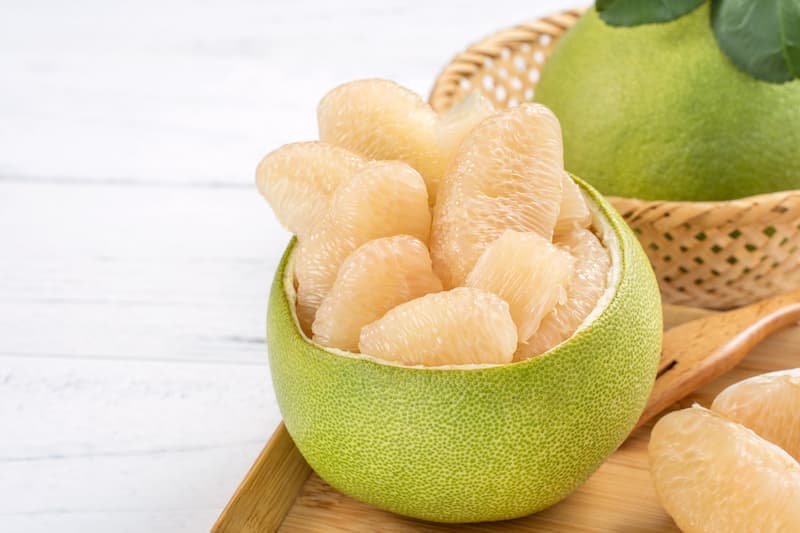 Pomelo, Pummelo, Shaddock,Pamplemousse, Citrus maxima, Citrus grandis