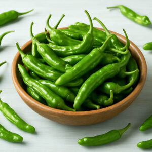 Shishito, Shishito Pepper, Shishito Chili, Shishitōgarashi, Japanese Shishito, Capsicum Annuum Shishito