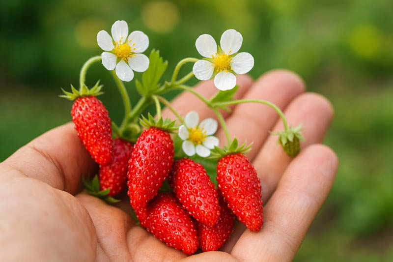 Alexandria Strawberry, Alpine Strawberry, Wild Strawberry, Woodland Strawberry