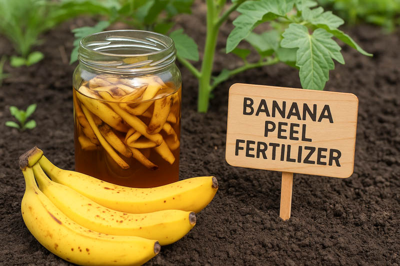 Banana Peel Tea, Banana Tea, Banana Peel Fertilizer