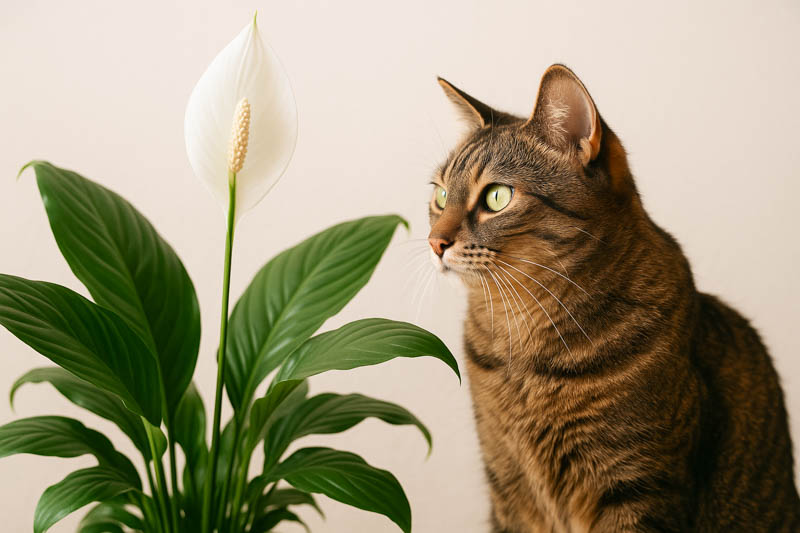 Are peace lilies toxic to cats? Is peace lily safe for cats?