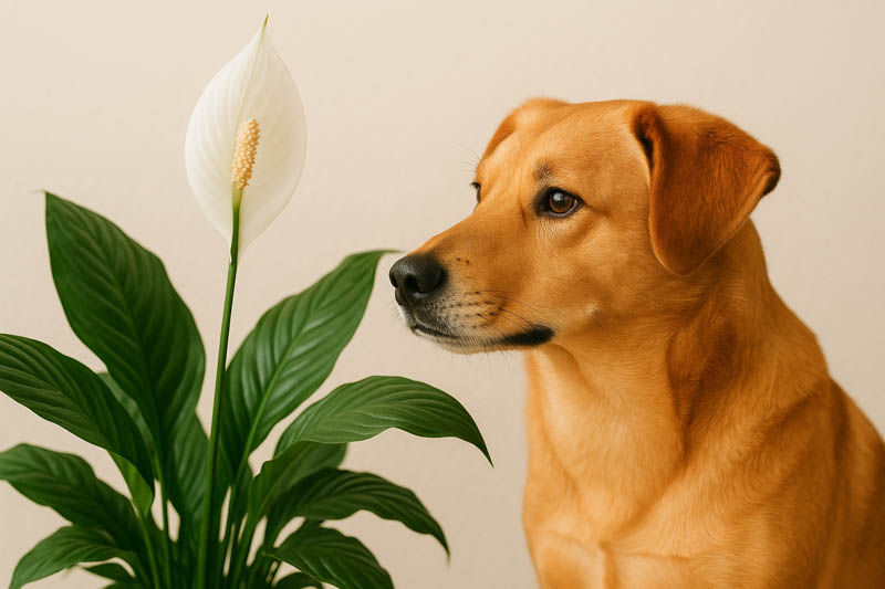 Are peace lilies toxic to dogs? Is peace lily safe for dogs?