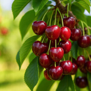 Sweetheart Cherries, Sweetheart Cherry, Sweet Cherries, Prunus avium Sweetheart