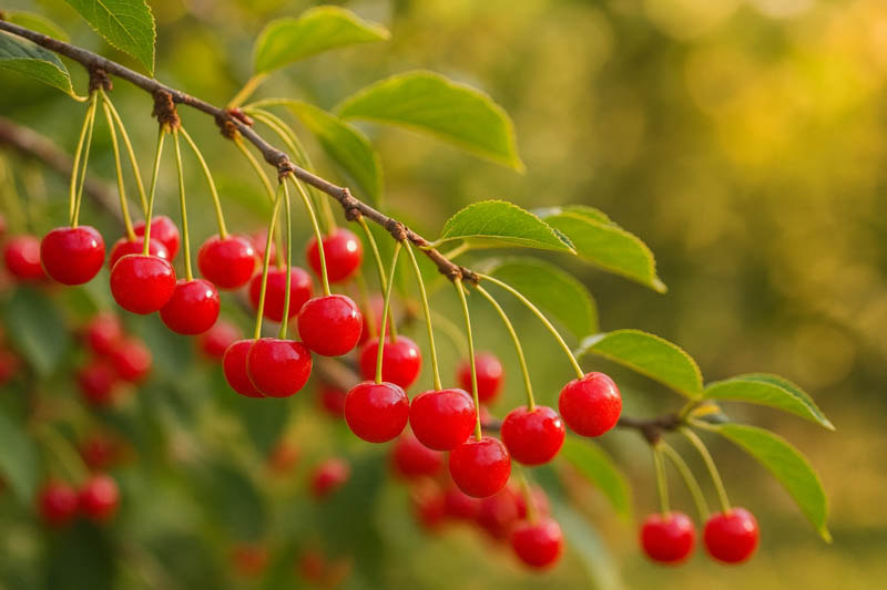Early Richmond Tart cherry, Early Richmond Tart cherries, Early Richmond Sour cherry, Early Richmond Sour cherries, Prunus cerasus Early Richmond