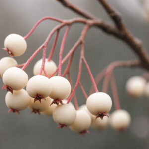 Rowan Tree, White berries, Kashmir Rowan, Sorbus cashmiriana