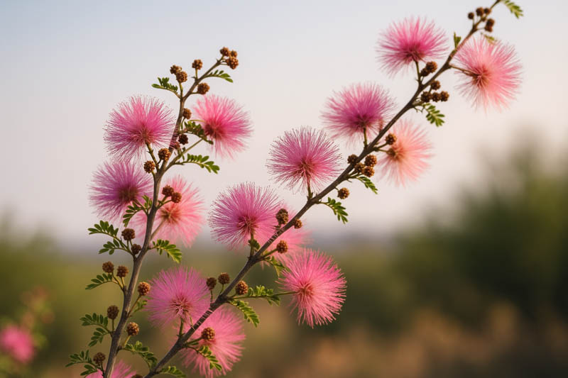 Fragrant Mimosa, Pink Mimosa, Catclaw Mimosa, Sensitive Mimosa, Mimosa borealis