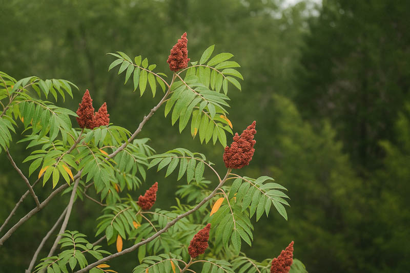 Prairie Flameleaf Sumac, Flameleaf Sumac, Prairie Sumac, Texan Sumac, Texas Sumac, Prairie Shining Sumac, Lance-leaf Sumac, Lance-leaved Sumac, Limestone Sumac, Western Sumac, Dwarf Sumac, Tree Sumac, Rhus lanceolata