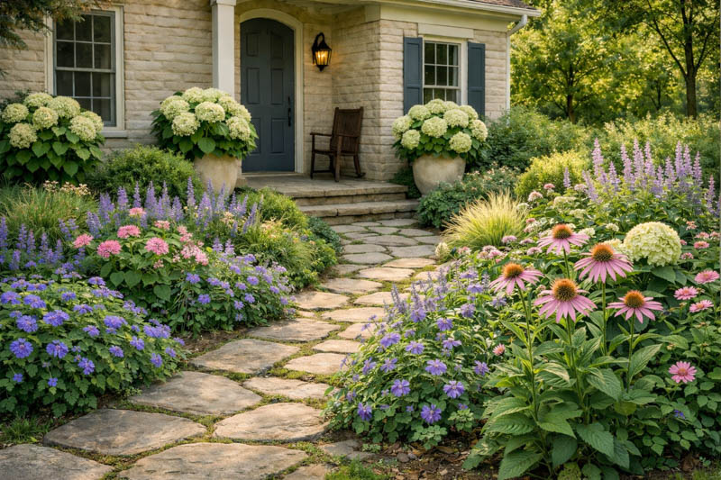 Garden design zone 7, Front yard sun zone 7