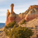 famous Chimney Rock formation in New Mexico