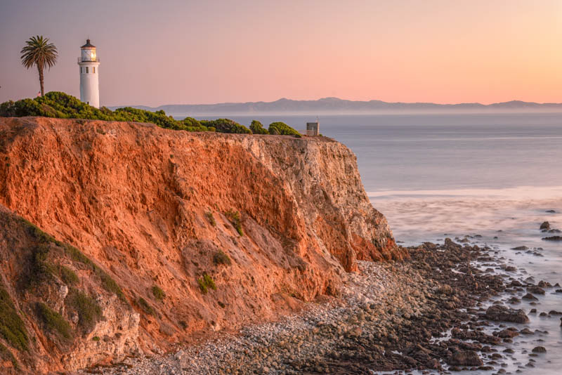 california, Ranchos Palos Verdes, USA at Point Vicente Light.